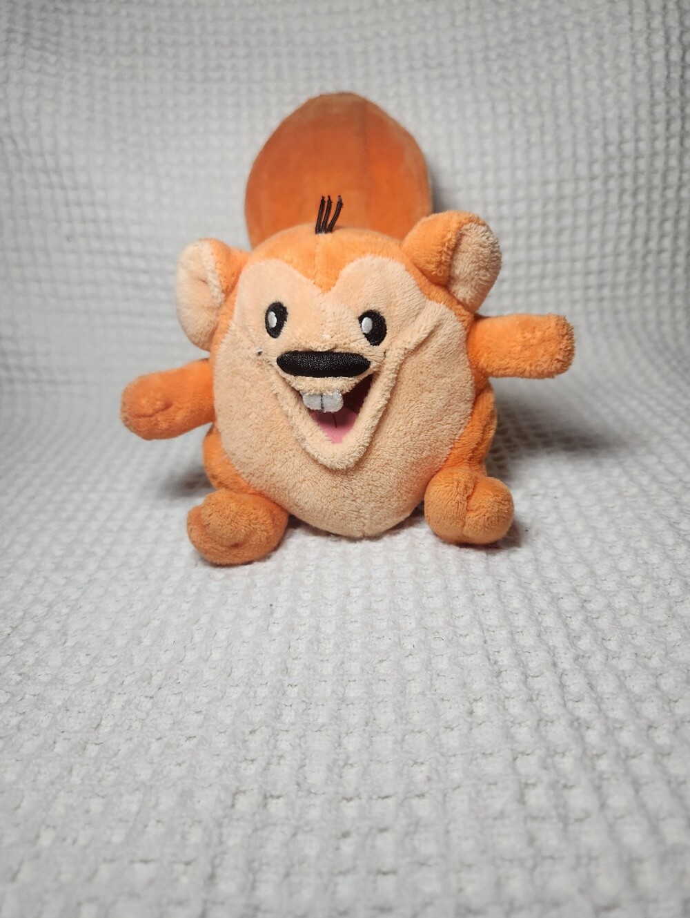 Plush JAKKS Neopets Orange Meerca Squirrel-like Stuffed Animal